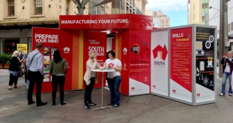 POP UP Display Outdoor Rundle Mall State Government - Department of State Development